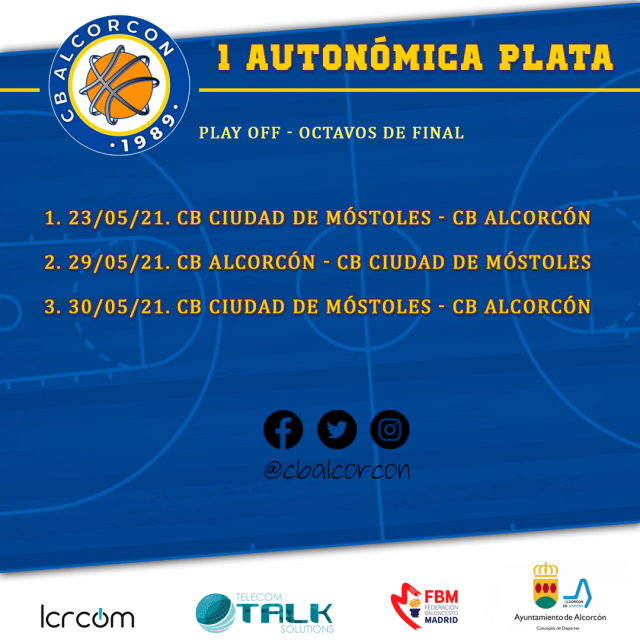 Calendario Play Off – Octavos de Final – 1ª Autonómica Plata